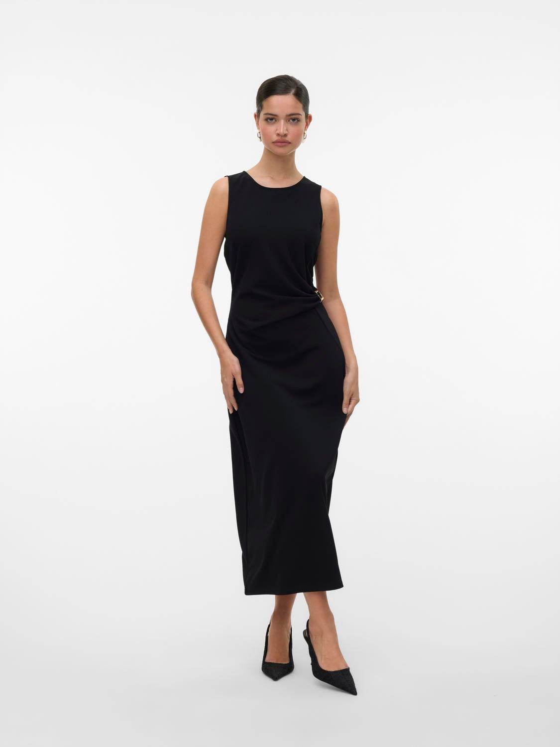 VMHOSANNA Long Dress - Black - VERO MODA & VILA Bergvik